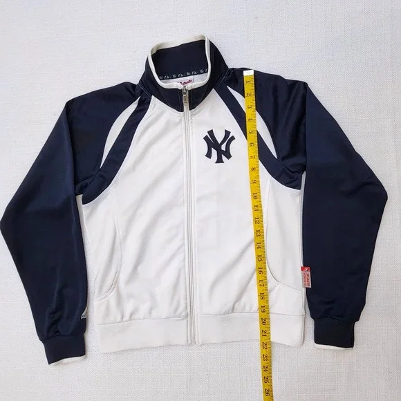 Therma Base Majestic New York Yankees MLB Baseball Full Zip-Up Jacket Sz S - Picture 6 of 11